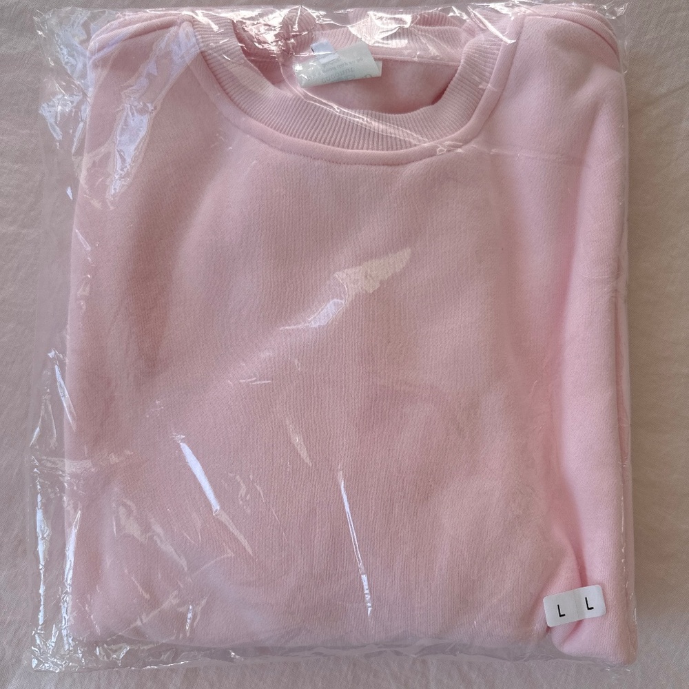 Blank Pink Crewneck Sweatshirt